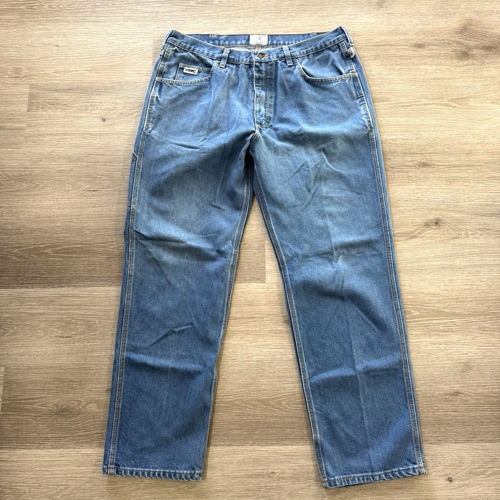 Tyndale FR Flame Resist F290T Relaxed Fit‎ Denim Carpenter Jeans Men's 38x32